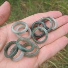 Set 10  ( lot ) Natural Jade ring Thailand jewelry stone size US 6.5  6.75  7