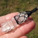 Natural Quartz Crysta Vajra Dorje Pendant Necklace Carving Nepal Jewelry art A7 Natural Quartz Crysta Vajra Dorje Pendant Necklace Carving Nepal Jewelry art A7