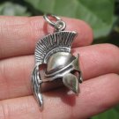 925 Silver Ancient  Roman Gladiator Greek Spartan soldiers Helmet Pendant