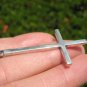 925 Silver Extra Large Petrine Saint Peter's Inverted Cross Satanic Pendant A20