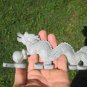 Natural Jadeite Jade Dragon statue carving mineral stone art