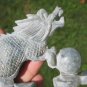 Natural Jadeite Jade Dragon statue carving mineral stone art