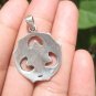 925 Silver Irish Trinity Celtic Knot Triquetra Pendant Necklace A12