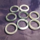 Set 8 ( lot ) Natural Jade ring Thailand jewelry stone art size 6.75 7 US