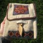 Hemp Indian Style Embroidery Hand Bag Purse Thailand A4673