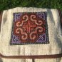 Hemp Indian Style Embroidery Hand Bag Purse Thailand A4673