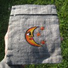 Hemp Moon and Stars Hand Bag Purse Thailand A4626 Hemp Moon and Stars Hand Bag Purse Thailand A4626