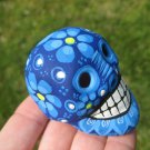 Small Hand Painted Ceramic Skull Cuernavaca Day of the Dead Mexico A3854 Small Hand Painted Ceramic Skull Cuernavaca Day of the Dead Mexico A3854