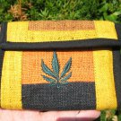 Natural Hemp Marijuana Leaf Wallet  Thailand A2793