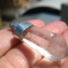 925 Silver Quartz Crystal Point Pendant Necklace Taxco Mexico A2766 925 Silver Quartz Crystal Point Pendant Necklace Taxco Mexico A2766
