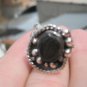 925 Silver Austerops Trilobite fossil Ring Taxco Size 7.25 Adjustable A6355