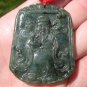 Natural Jadeite Jade Old Man Ruesi Monk Pendant Amulet Hanging Myanmar A25436