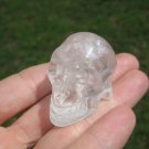 Natural quartz crystal skull mineral stone art China A4 Natural quartz crystal skull mineral stone art China A4