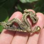 Brass Dragon Magic Statue Amulet Medieval Statue Amulet Thailand A16