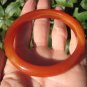 Red Agate Stone Bangle Bracelet Jewelry Art Thailand A30