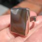 925 Silver Natural Agate Stone Ring Size 6.5 US ( 5.5 US to 6.5 ) UN5277