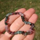 Natural Tourmaline  bead  stone bracelet Thailand jewelry art A14