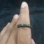 Natural Grade A Jadiete Jade ring stone carving Size 6.75 A7114
