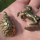 Set 2 Turtle Horse Buddhist Blessing Amulet Statue Pendant A2547 Set 2 Turtle Horse Buddhist Blessing Amulet Statue Pendant A2547