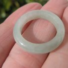Natural white green grey Jade Ring Myanmar Jewelry Art Size 7.25 US A584 Natural white green grey Jade Ring Myanmar Jewelry Art Size 7.25 US A584