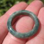 Natural Green Jadeite Jade Ring Thailand Jewelry Art Size 9.5 US A518