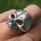 925 Silver Skull Ring Taxco Mexico A3676