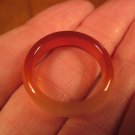 Natural Carnelian Agate ring Thailand jewelry stone art size 9.5 US A3899