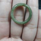 Natural  Grade A  Jadiete  Jade ring stone carving  Size 6.75 A7185