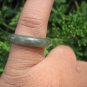 Natural Jadeite Jade ring Thailand jewelry stone mineral size 7.25 US  EB 011