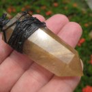 Natural Rutile Quartz Stone Pendant Necklace Thailand Jewelry Art EB410 Natural Rutile Quartz Stone Pendant Necklace Thailand Jewelry Art EB410