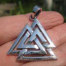 925 Silver Valknut Viking Pendant 925 Silver Valknut Viking Pendant