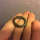 Natural Jade ring Thailand jewelry stone mineral art s ize 9.25  A40