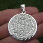 950 Silver Mayan Calendar Pendant Taxco Mexico A27734