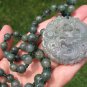 Jadeite Jade Dragon Pendant Amulet Stone Mineral Art Burma Myanmar A5