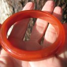 Natural red Agate Carnelian Stone Bangle Bracelet A856 Natural red Agate Carnelian Stone Bangle Bracelet A856
