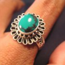 925 Silver Turquoise Ring Jewelry Art size 8.75 925 Silver Turquoise Ring Jewelry Art size 8.75