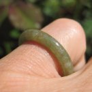 Natural Grade A  Jadeite Jade ring stone mineral carving  Size 7.75 8 US  A1046