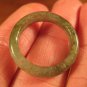 Natural Grade A Jadeite Jade ring stone mineral carving Size 6.75 US A768