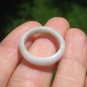 Natural Jadeite Jade ring stone mineral carving Size 7 US A2188