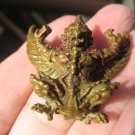 Brass Metal Garuda Bird Buddhist Hindu Statue Snake Bite Protection A720 Brass Metal Garuda Bird Buddhist Hindu Statue Snake Bite Protection A720