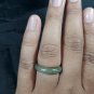 Natural  Grade A  Jadiete  Jade ring stone carving  Size 6.75  A7150