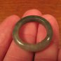Natural Green Jade Ring Myanmar Jewelry Art Size 7 US A442