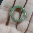 Natural  Grade A  Jadiete  Jade ring stone carving  Size  6.75  A7108