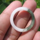 Natural Jadeite Jade ring Thailand jewelry stone mineral size 9.5 US  EA 085