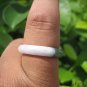 Natural Jadeite Jade ring Thailand jewelry stone mineral size 9.5 US  EA 085