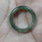 Natural Grade A Jadiete Jade ring stone carving Size 8.25 A767