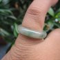 Natural Jadeite Jade ring Thailand jewelry stone mineral size 7 US EB 101