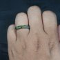 Natural Grade A Jadiete Jade ring stone carving Size 6.75 A7153