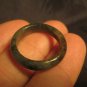 Natural Jadeite Jade ring Thailand jewelry stone mineral art size 7 A371