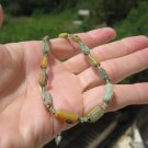 925 Silver Roman Glass Necklace antique beads 1700 YRS A16 E2877